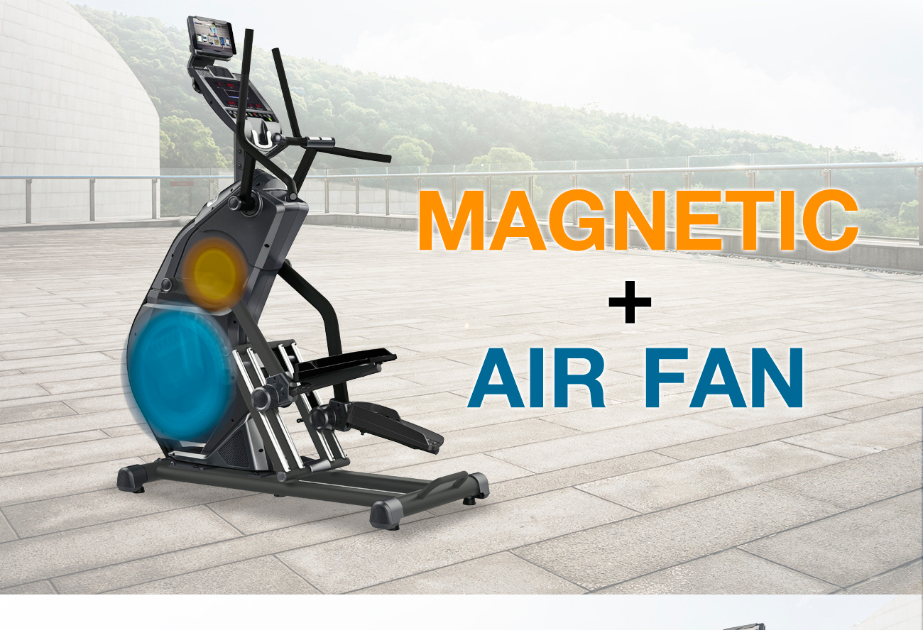 Stepper with incline Magnetic+air fan System model no.J22-AC 8kg